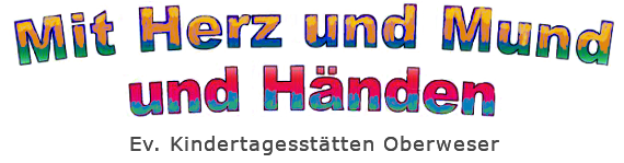 Slogan der Ev. Kindertagesstätten  in Wesertal